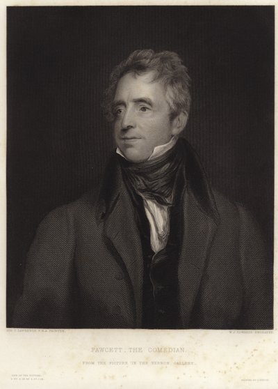 Portrait of John Fawcett by Thomas Lawrence